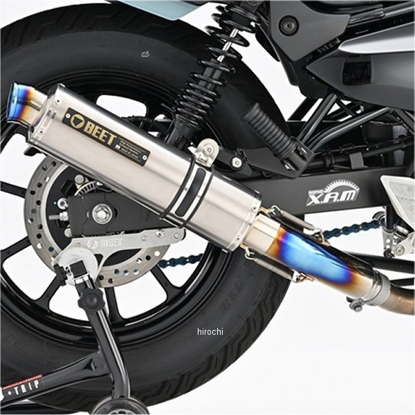 ビート BEET スリップオンマフラー New NASSERT-R エリミネーター クリアチタン 0272-KI4-50 WO店