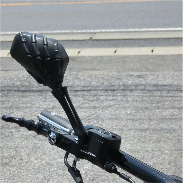 kuryakyn（クリアキン）バイク サイドミラー 2個セット 黒 ハーレー