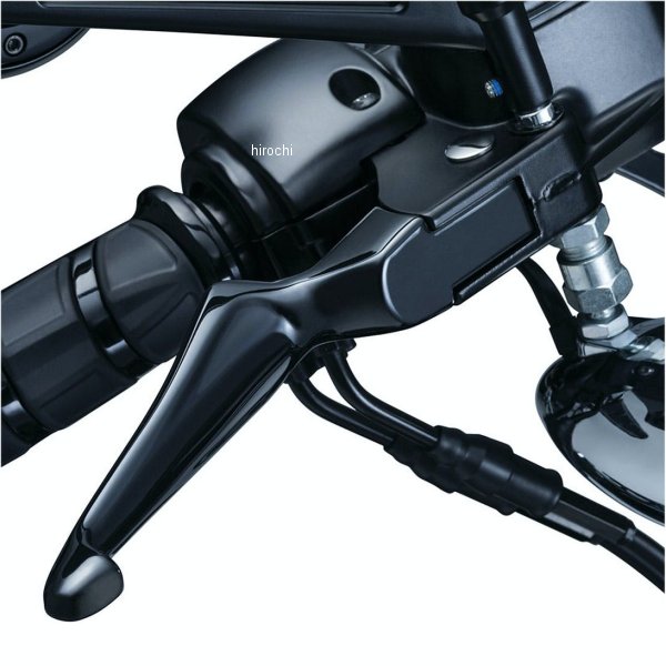 クリアキン Kuryakyn ボスブレードレバーセット ツアラー、ソフテイル、ダイナ、スポーツスター クローム 黒 027221-NF WO店_1
