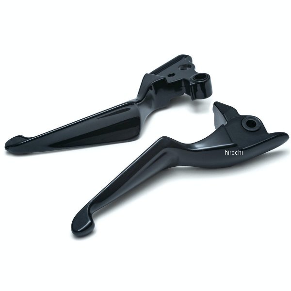 クリアキン Kuryakyn ボスブレードレバーセット FLHT、FLTR、FLHX、トライクグライド 黒 027222-NF WO店