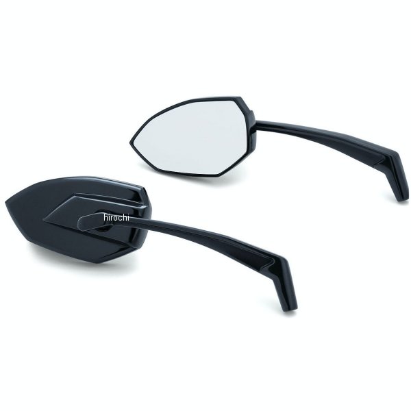 クリアキン Kuryakyn ファントムミラーセット 汎用 黒 027225-NF WO店