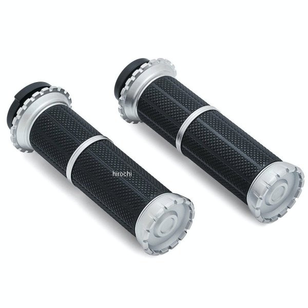 クリアキン Kuryakyn RIOTグリップ シルバー 08年以降 電子スロットル車 027273-NF WO店の通販は