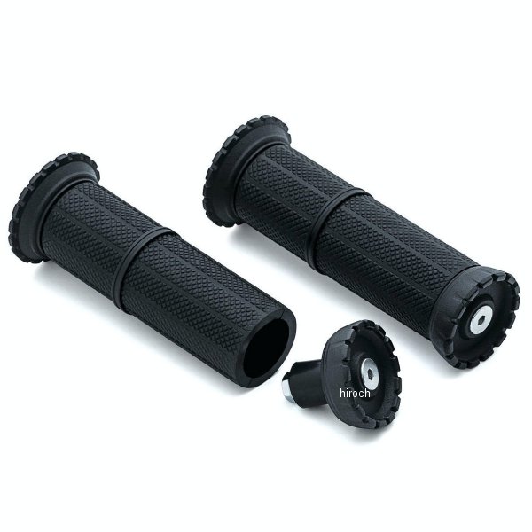 クリアキン Kuryakyn RIOTグリップ 1インチバー用ユニバーサル 黒 027276-NF WO店