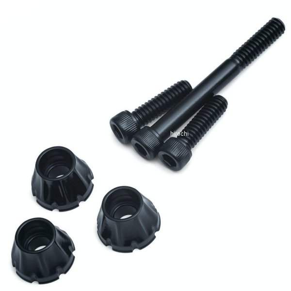 クリアキン Kuryakyn ウィンドシールドスクリュー 14年以降 ツアラー 黒 027360-NF WO店の通販は 7,418円