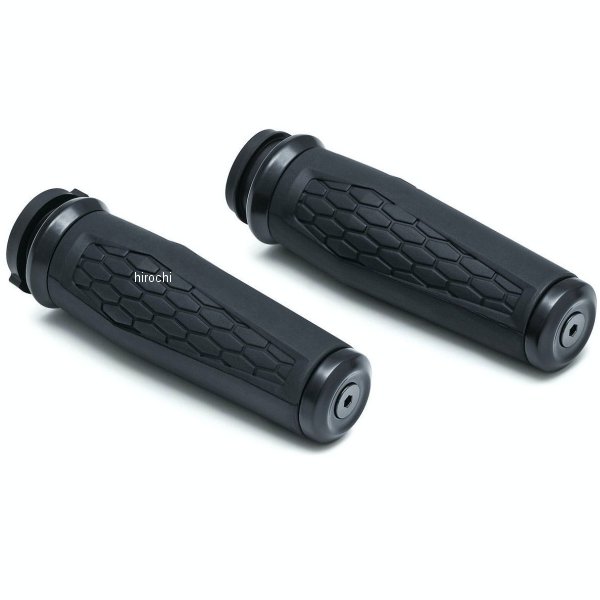 クリアキン Kuryakyn HEX グリップ 08年以降 電子スロットル用 黒 027406-NF WO店