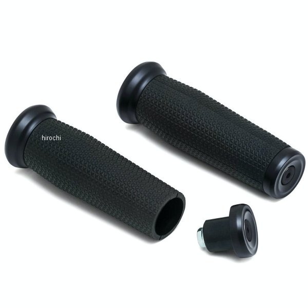 クリアキン Kuryakyn THRESHER ユニバーサルグリップ 1インチハンドル用 黒 027414-NF WO店