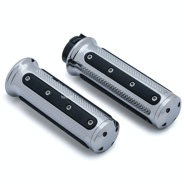 クリアキン Kuryakyn ヘビーインダストリーグリップ 82年以降 ハーレー汎用 クローム 027419-NF WO店の通販は