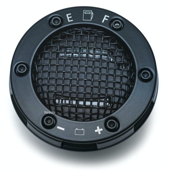 クリアキン Kuryakyn メッシュ LED フューエル/バッテリーゲージ ツーリング、ソフテイル、ダイナ 黒 027487-NF WO店