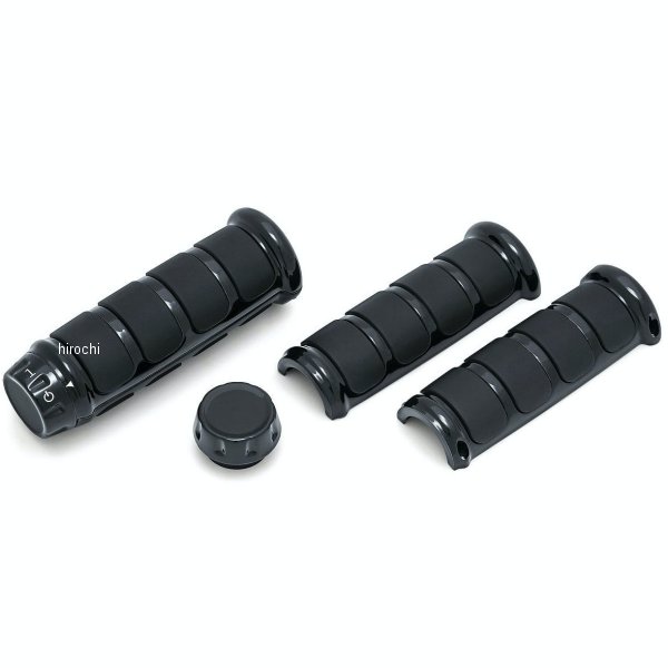 クリアキン Kuryakyn ISOグリップ ヒートグリップ用 黒 027532-NF WO店