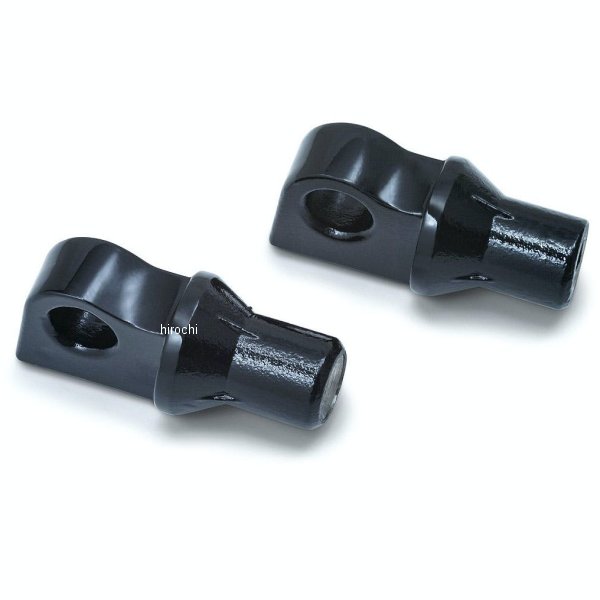 クリアキン Kuryakyn テーパードフットペグアダプター オス型 黒 027678-NF WO店