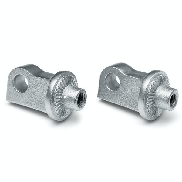 クリアキン Kuryakyn スプラインフットペグアダプター XL1200X、XL1200V、XL1200C シルバー 027682-NF WO店