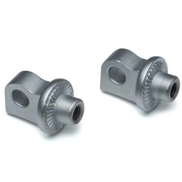 クリアキン Kuryakyn スプラインフットペグアダプター オス型 ハーレー汎用 シルバー 027684-NF WO店