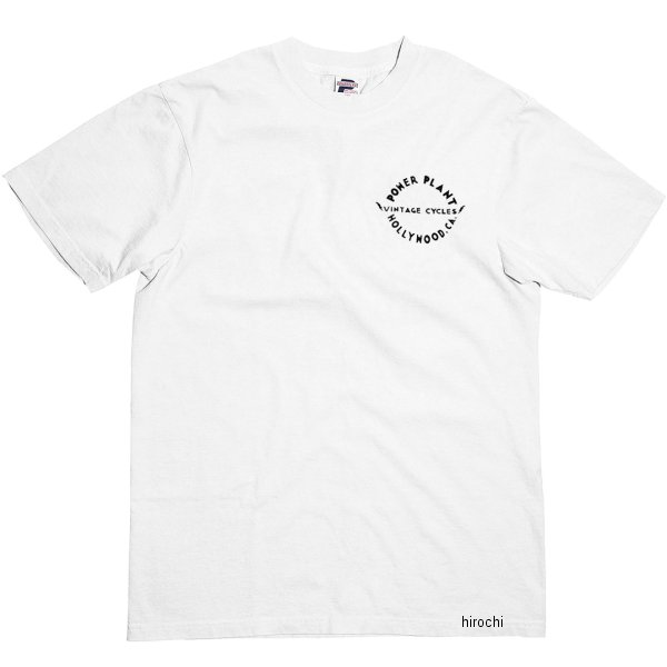 Powerplant パワープラント パワープラント ビンテージサイクルズ Tシャツ VW ホワイト XL P16SSTVTGWHTXL WO店