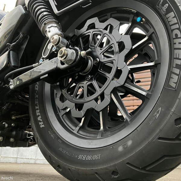 リンドールブレーキ LyndallBrakes ブレーキローター BOW-TIE/13SPOKE 11.5インチ 黒/黒 5mm厚 リア WO店_3