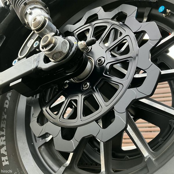 リンドールブレーキ LyndallBrakes ブレーキローター BOW-TIE/13SPOKE 11.5インチ 黒/黒 5mm厚 リア WO店_4