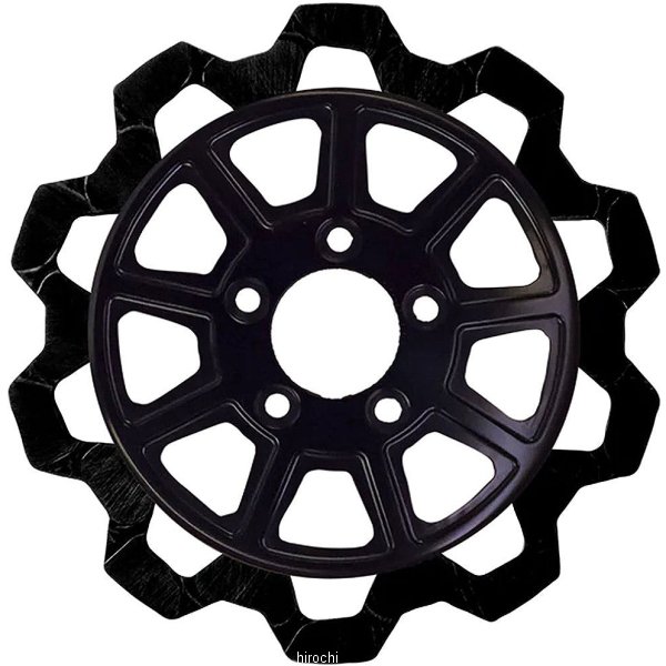 リンドールブレーキ LyndallBrakes ブレーキローター BOW-TIE/9SPOKE 11.8インチ 黒/黒 5mm厚 フロント WO店