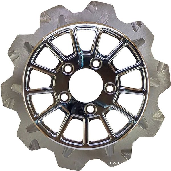 リンドールブレーキ LyndallBrakes ブレーキローター CROWN/13SPOKE 11.5インチ クローム/クローム 5mm厚 リア WO店