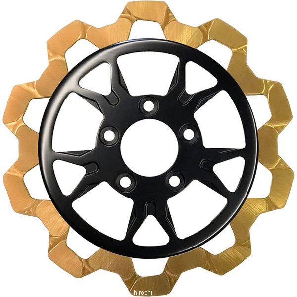 リンドールブレーキ LyndallBrakes ブレーキローター BOW-TIE/B-52 11.8インチ ゴールド/黒 5mm厚 フロント WO店
