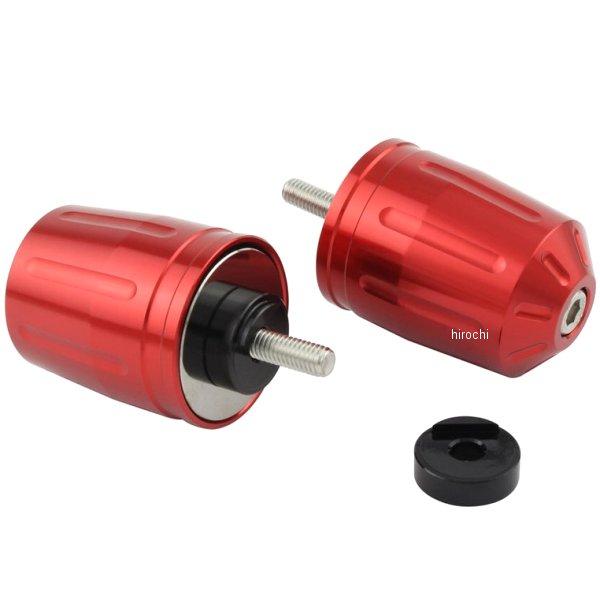 ポッシュ POSH ウルトラヘビーバーエンドタイプ2 M6 ヤマハ、KTM用 赤 033699-02-10 WO店の通販は