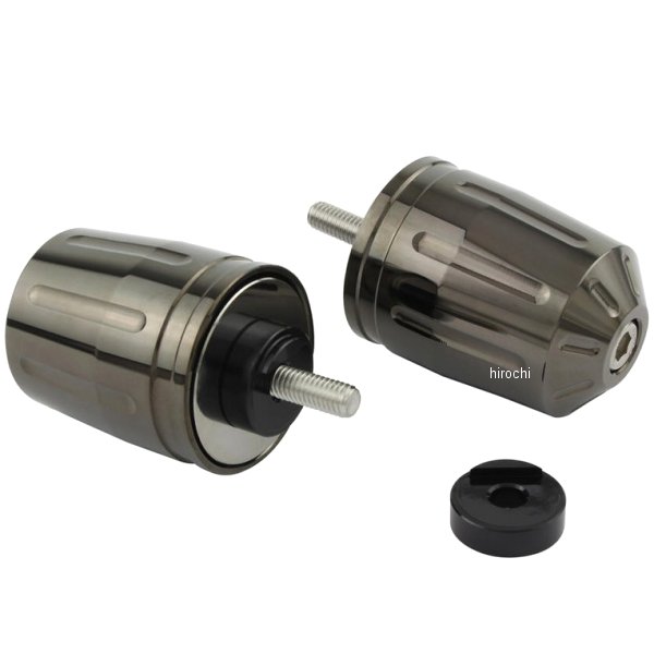 ポッシュ POSH ウルトラヘビーバーエンドタイプ2 M6 ヤマハ、KTM用 ブラッククローム 033699-66-10 WO店