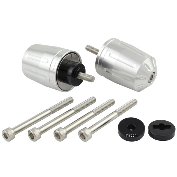 ポッシュ POSH ウルトラヘビーバーエンドタイプ2 M6 ホンダ、スズキ用 シルバー 033979-03-10 WO店の通販は