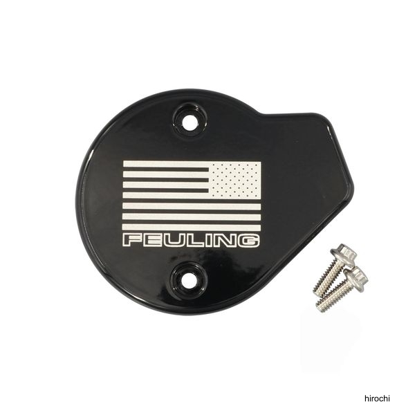 9182 フューリング FEULING リバースアメリカンフラッグ VVTカムカバー グロスブラック 035192 WO店