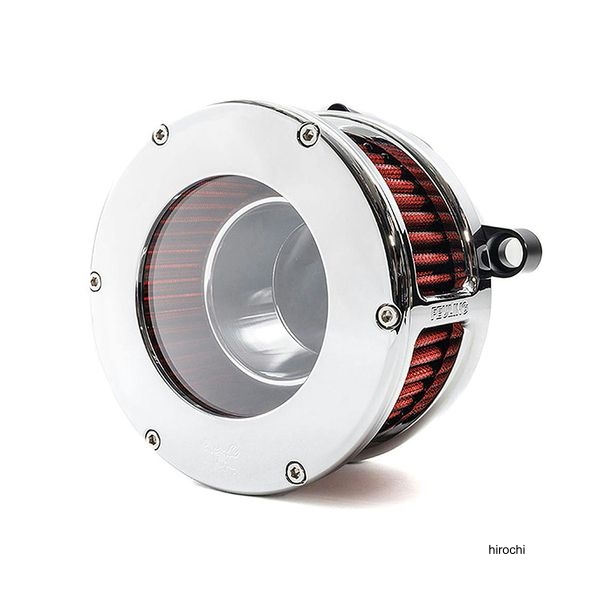 フューリング FEULING BA エアクリーナー クローム/レッド クリアカバー 24年-M8 VVT 5478 WO店