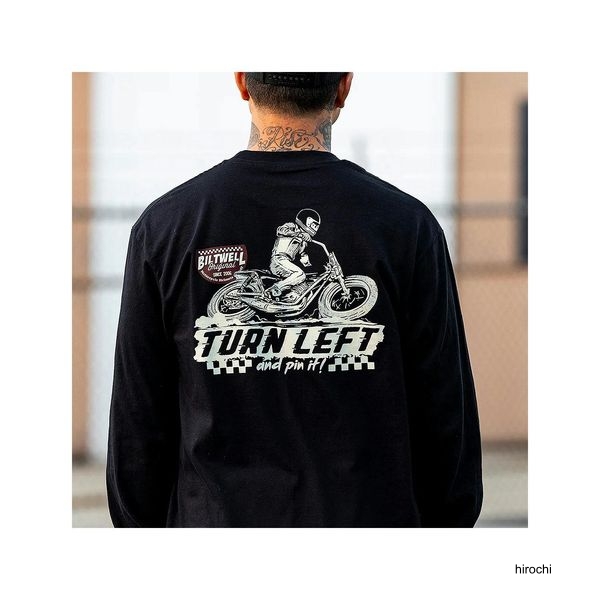 ビルトウェル Biltwell LEFT TURN ロングスリーブ ブラック XL 8104-157-005 WO店_3
