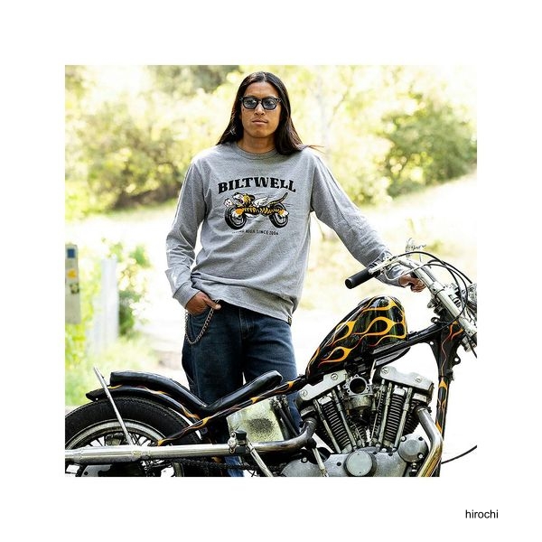 ビルトウェル Biltwell TIGER ロングスリーブ グレー XL 8104-159-005 WO店_1