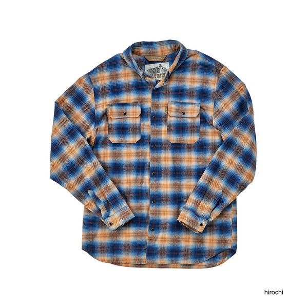 ビルトウェル Biltwell HI TEST フランネルシャツ ブルー L 8128-144-004 WO店