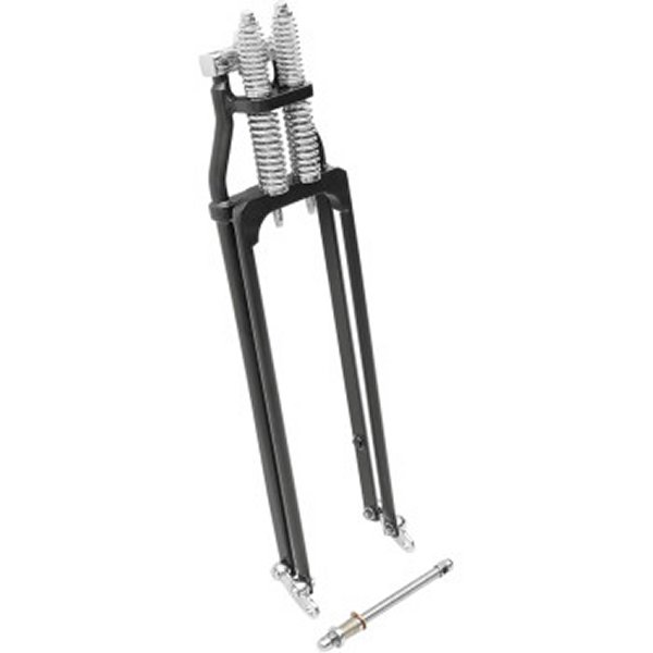 バイク　スプリンガーフォーク DRAG スプリンガーフォーク 黒 -2インチ(-51mm) 0401-0078 WO店の通販