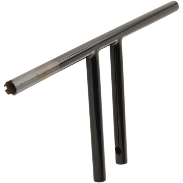 DRAG 1インチ ハンドルバー 10インチ T-バー 黒(つや有り) WO店