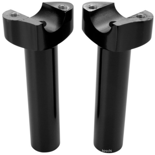 DRAG 1インチハンドルバー 5.5インチ(140mm)高 ライザー ストレート 黒