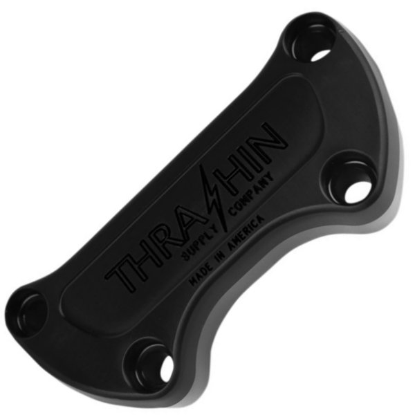 スラッシン Thrashin 1インチ ハンドルバー トップ クランプ 黒 WO店