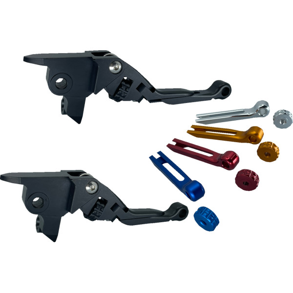 パワースタンド Powerstands Anthem Pro 調整可能レバーセット 13年-14年 ハーレー FXSB 黒 0610-2267 WO店