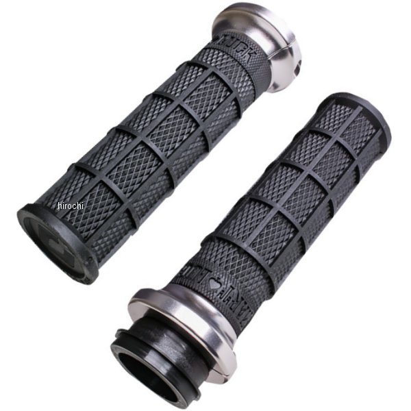 オーディーアイ ODI ハートラック ロックオングリップ 1" 黒/シルバー 0630-2863 WO店