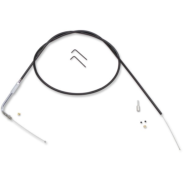 マグナム MAGNUM スロットルケーブル 自作キット エルボー角 90°82年-95年 黒/クローム WO店の通販は 8,432円