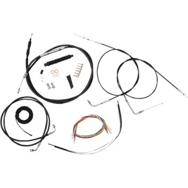 LAチョッパーズ LA Choppers ケーブルコンプキット 黒 12年?17年 FXDF ABS無 12-14インチ用 WO店の通販は 61,875円