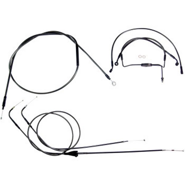 マグナム MAGNUM ケーブルキット 黒 10インチ エイプバー用 WO店の通販は