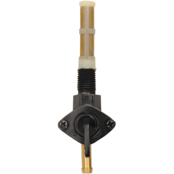 DRAG フューエル ペットコック ストレート 1/4インチ NPT 黒 WO店