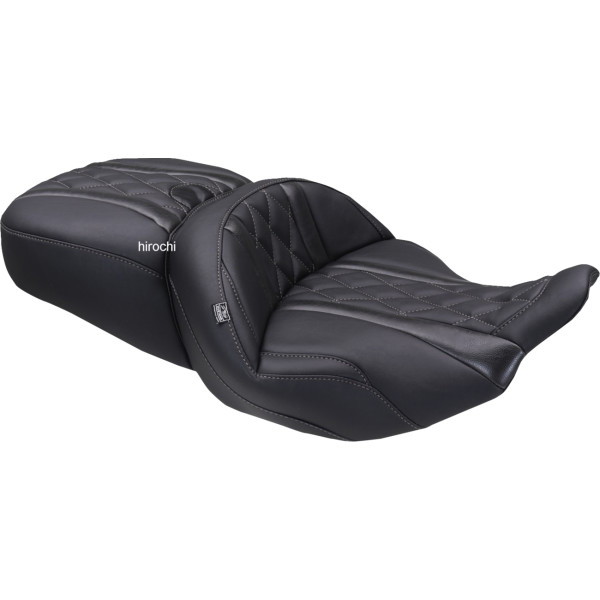 マスタング Mustang シート SUPER TOURING DLX ワンピース ガンメタ グレー スレッド 0801-2129 WO店