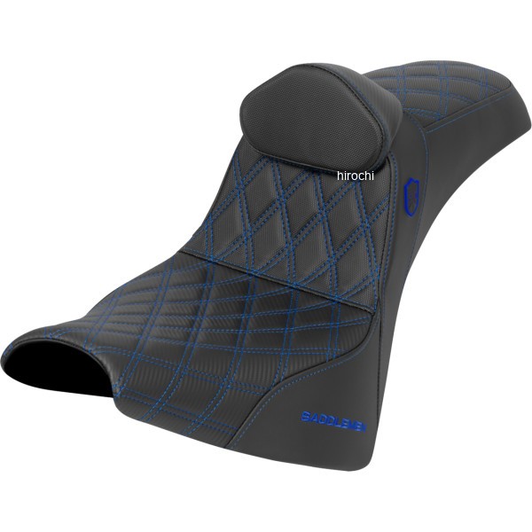 サドルメン Saddlemen シート SDC PERF GRIPPER LUMBAR REST BLU STITCH 0802-1692 WO店