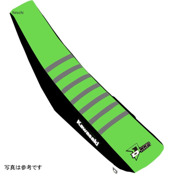 D'cor Visuals シートカバー 17年-20年 KX 250 F 黒/緑/グレー 0821-3151 WO店