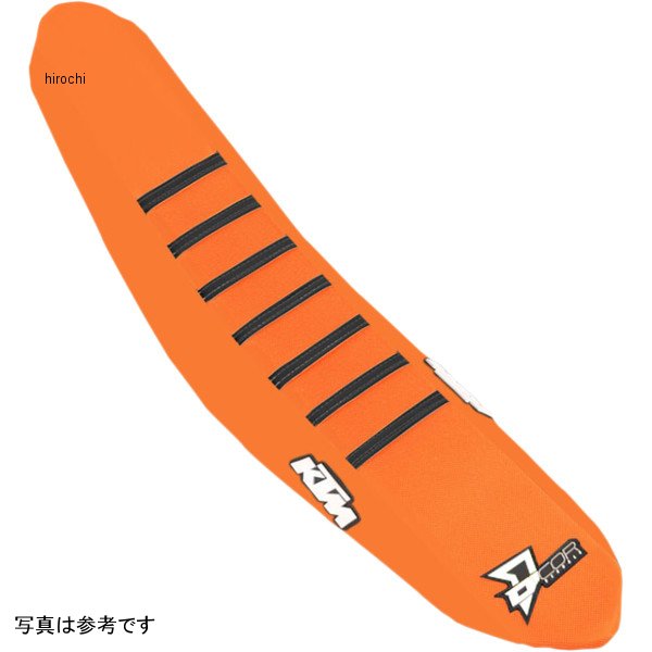 D'cor Visuals シートカバー 19年-21年 KTM 125 SX 黒/オレンジ 0821-3181 WO店
