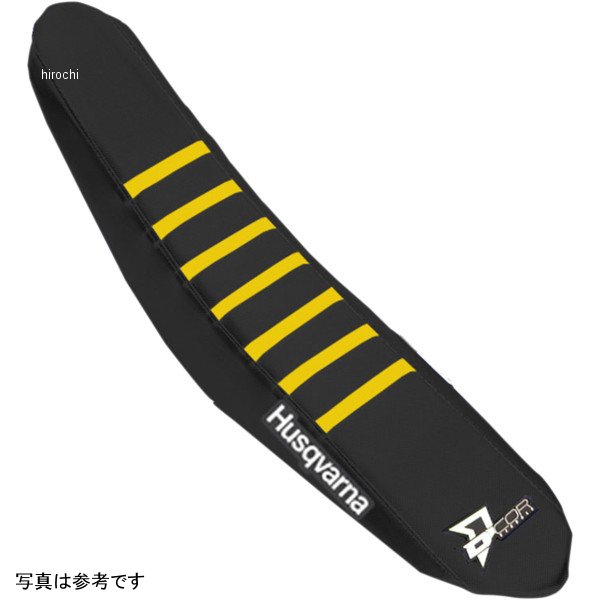 D'cor Visuals シートカバー 16年-18年 ハスクバーナ FC 250 黒/イエロー 0821-3246 WO店