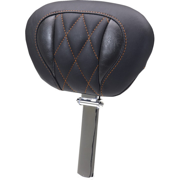 マスタング Mustang BACKREST SUPER TOUR DLX DIAM ORANGE THREAD 0822-0653 WO店