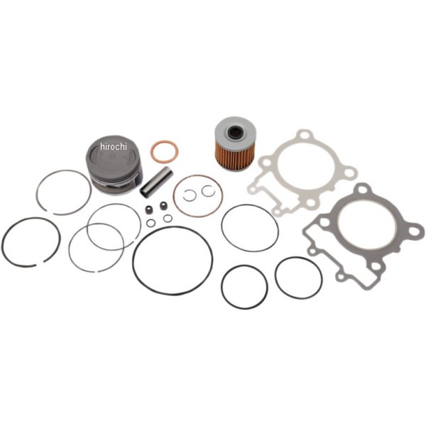 WSM トップエンド補修キット 0.5mmオーバーサイズ 03年-11年 カワサキ KLF 250 Bayou 0903-1378 WO店