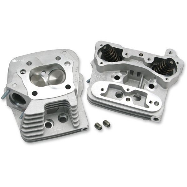 S&Sサイクル S&S Cycle 補修シリンダーヘッド 高圧縮 84年-99年 Big Twin  エボスタイル シルバー WO店の通販は 286,222円