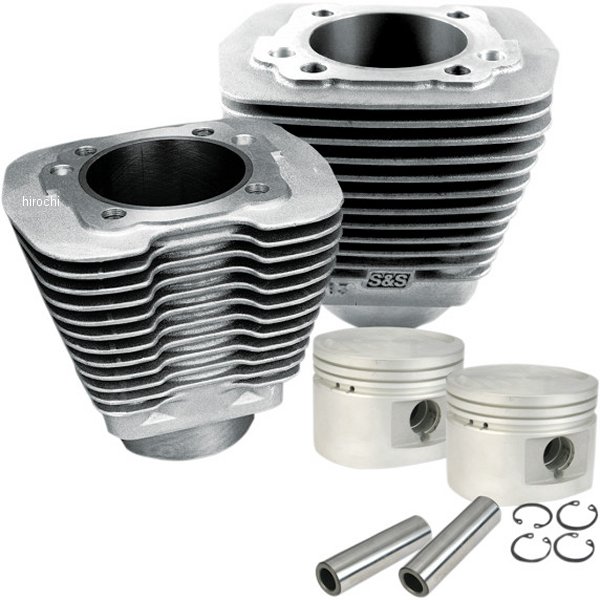 S&S循環過程 S&S Cycle 3.5"ボア 円柱/弁一揃いの道具 84年-99年 自然的 0931-0737 WO店