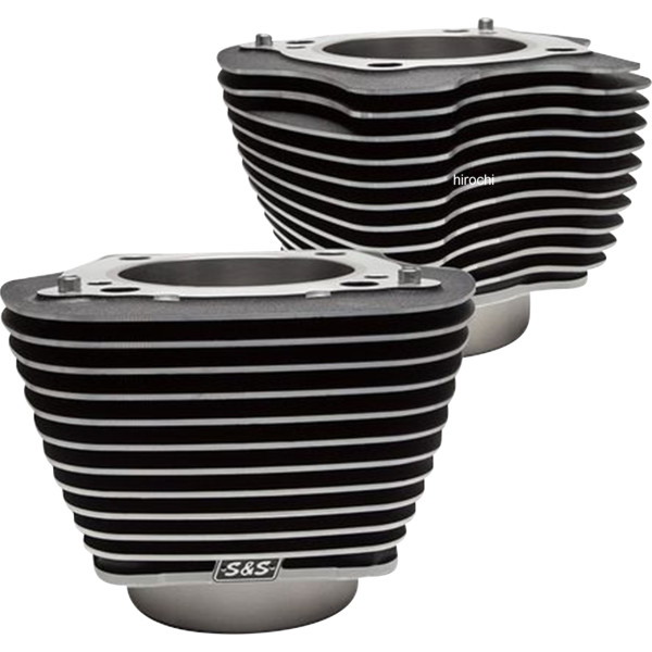 S&amp;Sサイクル シリンダーセット 4.25 ボア 未ホーニング リンクルBK HI FINあり M8 0931-1201 WO店